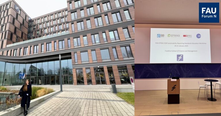 Nachhaltigkeitsstandards in der Lehre: Teilnahme am EAA EFRAG ISSB Sustainability Reporting Standards Education Workshop